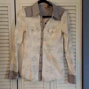 BKE Button down floral